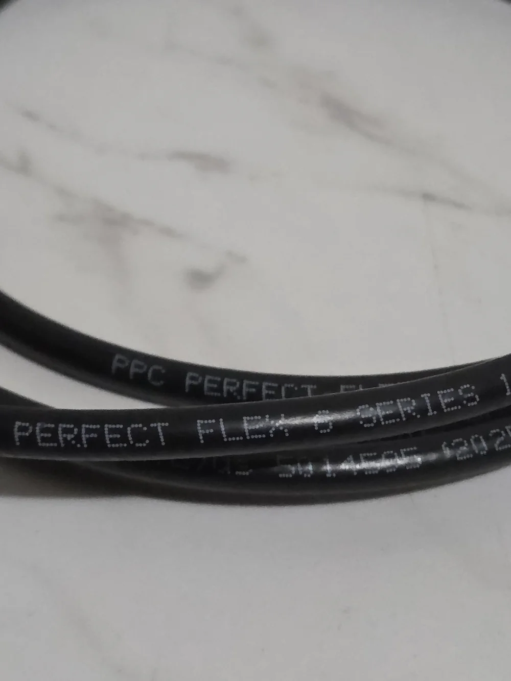 7ft Coax Cable - PPC Perfect Flex 6 Series 18 AWG Coaxial Cable - Black